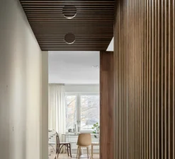 Applique ou plafonnier, Mimesi, mirroir et blanc mat, Ø16cm - OliveLab