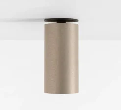 Applique ou plafonnier, Minude, 30°, ano champagne, LED, 2700K, 605lm, L4,5cm, H8,8cm - Modular