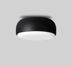 Applique ou plafonnier, Over Me, noir, IP44, Ø30cm, H14cm - Northern