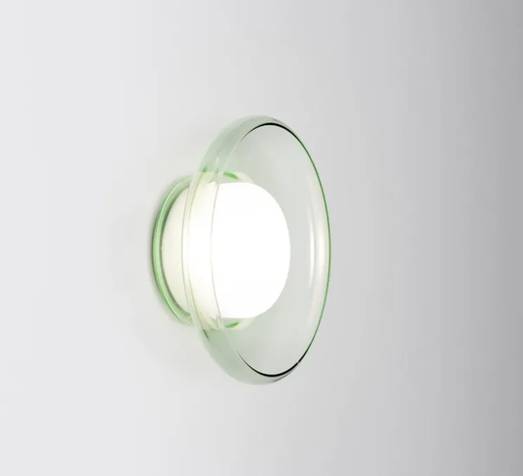 Applique ou plafonnier, Pace 28, vert d'eau, LED, dim, 2700K, Ø28cm, P11cm - A-N-D