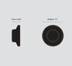 Applique ou plafonnier, Pace 28, vert d'eau, LED, dim, 2700K, Ø28cm, P11cm - A-N-D