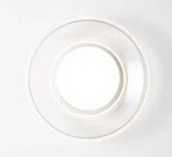 Applique ou plafonnier, Pace 28, transparent, LED, dim, 2700K, Ø28cm, H11cm - A-N-D