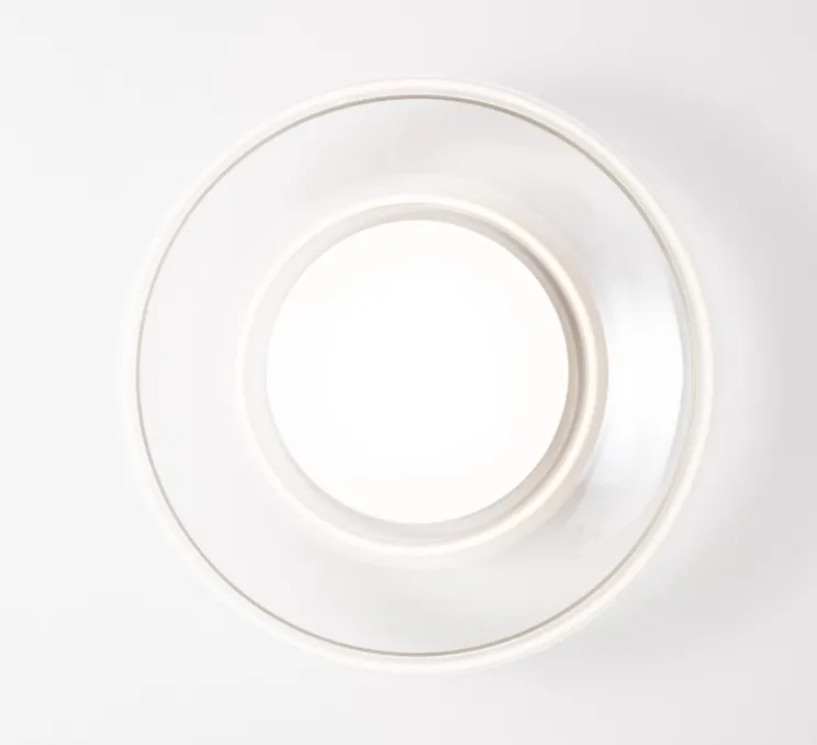 Applique ou plafonnier, Pace 28, transparent, LED, dim, 2700K, Ø28cm, H11cm - A-N-D