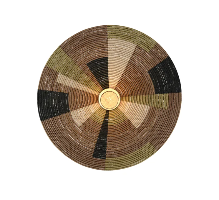 Applique ou plafonnier, Parrot XXL, marron, Ø120cm, H11cm - Forestier