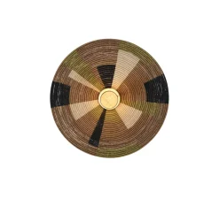 Applique ou plafonnier, Parrot XL, marron, Ø100cm, H9cm - Forestier