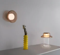 Applique ou plafonnier, Pace 28, ambre, LED, dim, 2700K, Ø28cm, H11cm - A-N-D