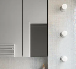 Applique ou plafonnier plâtre, Vertbois, prêt à peindre, Suzanne, blanc, Ø10cm, H14cm - Nedgis