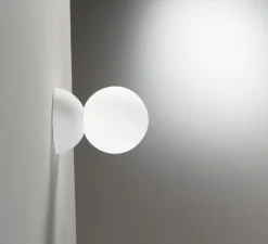 Applique ou plafonnier plâtre, Vertbois, prêt à peindre, Suzanne, blanc, Ø10cm, H14cm - Nedgis