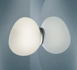 Applique ou plafonnier pour miroir, Gregg Piccola, blanc, IP44, L13cm, H12cm - Foscarini
