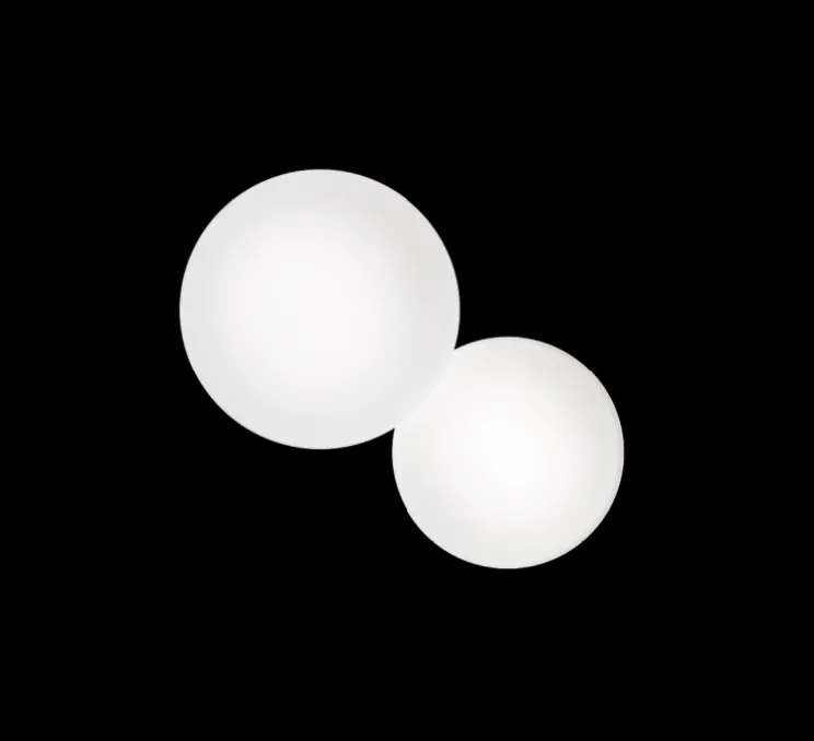 Applique ou plafonnier, Puck 5432, blanc, LED, 2700K, 1760 lm, L46,7cm, H38cm - Vibia