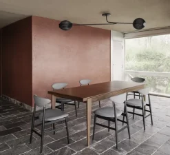 Applique ou plafonnier, Satellite, noir mat, L166cm, H119cm - Gubi