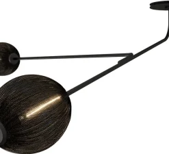 Applique ou plafonnier, Satellite, noir mat, L166cm, H119cm - Gubi