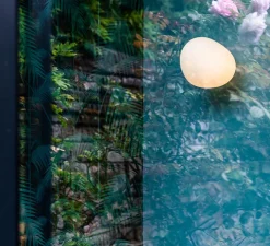 Applique ou plafonnier, salle de bain, Gregg Piccola, classe II, blanc, IP44, L13cm, H12cm - Foscarini