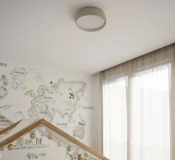 Applique ou plafonnier, Shoku 350, gris, LED, dim, 2700K, lm, Ø35cm, H9,3cm - Faro