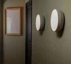 Applique ou plafonnier, Shoku 350, gris, LED, dim, 2700K, lm, Ø35cm, H9,3cm - Faro