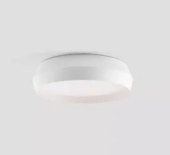 Applique ou plafonnier, Shoku 350, blanc, LED, dim, 2700K, lm, Ø35cm, H9,3cm - Faro
