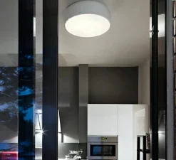 Applique ou plafonnier, Smithfield, blanc, Ø60cm, H21,5cm - Flos