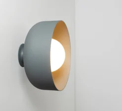 Applique ou plafonnier, Spotlight Volumes, B, gris avocat, Ø35cm, P23cm - A-N-D