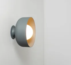 Applique ou plafonnier, Spotlight Volumes, A, gris avocat, Ø28cm, P18cm - A-N-D