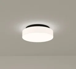 Applique ou plafonnier, Spark Single, noir et blanc, LED, dim, 3000K, 2083 lm, Ø39cm, H10,7cm - LEDS C4