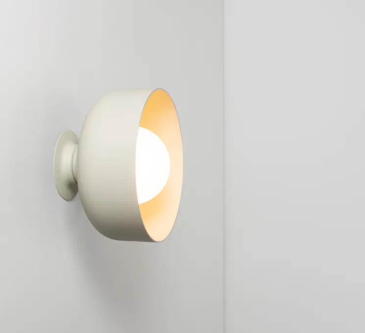 Applique ou plafonnier, Spotlight Volumes, A, marron sauge, Ø28cm, P18cm - A-N-D