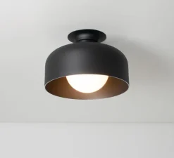 Applique ou plafonnier, Spotlight Volumes, A, noir, Ø28cm, P18cm - A-N-D