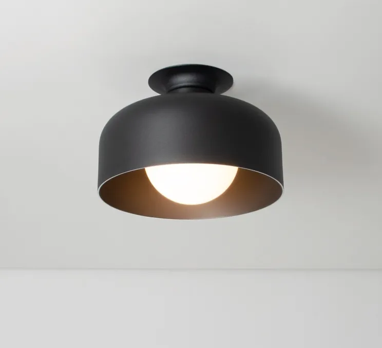 Applique ou plafonnier, Spotlight Volumes, A, noir, Ø28cm, P18cm - A-N-D