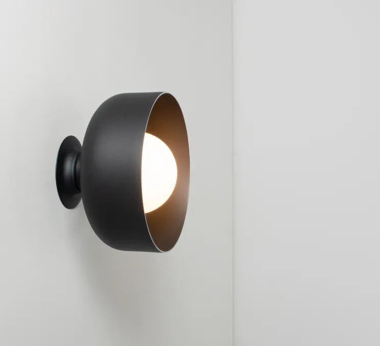 Applique ou plafonnier, Spotlight Volumes, A, noir, Ø28cm, P18cm - A-N-D
