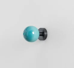 Applique ou plafonnier, Stem x1, Bleu, Noir oxydé, Ø11cm, H15cm - SkLO Studio