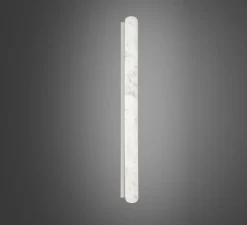 Applique ou plafonnier, Stiletto Shard, Marbre blanc, LED, dim, 2700K, lm, L6cm, H120cm - Slide