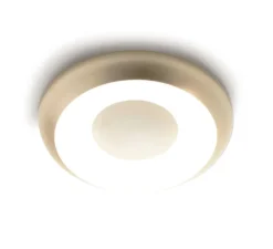 Applique ou plafonnier, Superbold 62, champagne, IP40, LED, dim, 2700K, 2122 lm, Ø62cm, H9,7cm - Panzeri