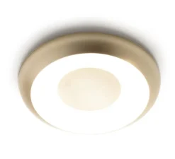 Applique ou plafonnier, Superbold 44, champagne, IP40, LED, dim, 2700K, 1414 lm, Ø44cm, H7,6cm - Panzeri