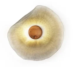 Applique ou plafonnier, Teratai, argent, L50cm, H50cm - Gong