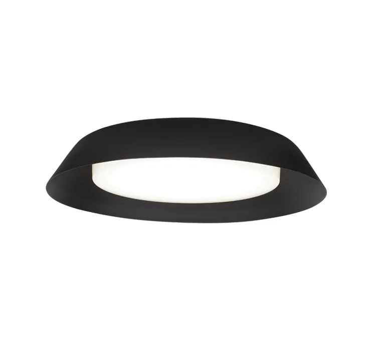 Applique ou plafonnier, Towna 2.0, noir, IP44, LED, 2700K, 1090lm, Ø37,1cm, H8,7cm - Wever&Ducré