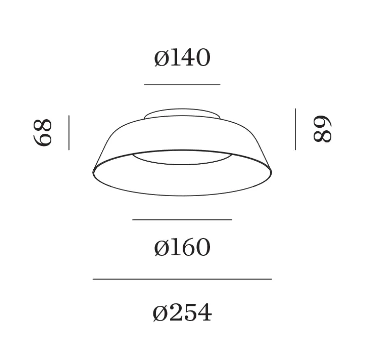 Applique ou plafonnier, Towna 1.0, blanc, IP44, LED, 3000K, 770lm, Ø25,4cm, H8,9cm - Wever&Ducré