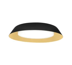 Applique ou plafonnier, Towna 2.0, noir et or, IP44, LED, 2700K, 1090lm, Ø37,1cm, H8,7cm - Wever&Ducré