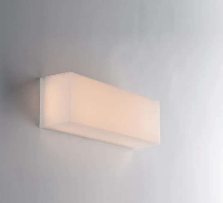 Applique ou plafonnier, Togo Rectangle M, blanc, IP65, LED, dim, 3000-6500K, 1500 lm, L30cm, H10cm - Nedgis