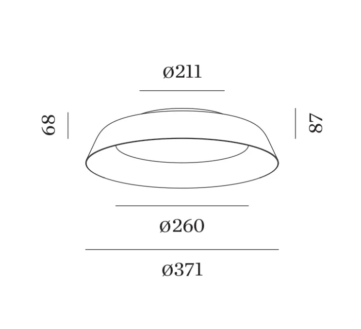 Applique ou plafonnier, Towna 2.0, blanc et or, IP44, LED, 3000K, 1210lm, Ø37,1cm, H8,7cm - Wever&Ducré
