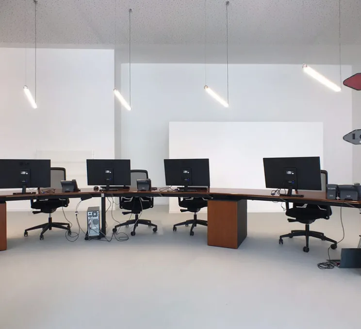 Applique ou plafonnier, Tubo 50 LED, blanc, transparent, On/Off, 4000K, 5850 lm, L178,2cm, ⌀5,1cm - O/M Light