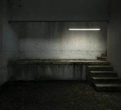 Applique ou plafonnier, Tubo 50 LED, blanc, transparent, On/Off, 4000K, 5850 lm, L178,2cm, ⌀5,1cm - O/M Light