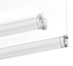 Applique ou plafonnier, Tubo 50 LED, blanc, transparent, On/Off, 4000K, 5850 lm, L178,2cm, ⌀5,1cm - O/M Light