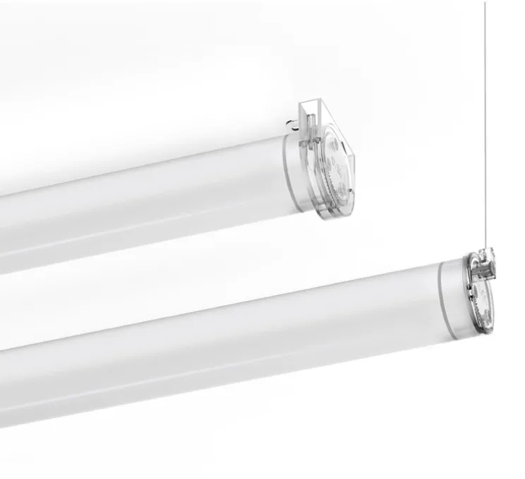 Applique ou plafonnier, Tubo Dali, givré, IP67,LED, 3000K, 3480lm, L175,2cm, H5cm - O/M Light