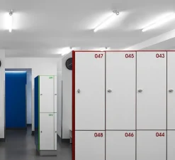 Applique ou plafonnier, Tubo 50 LED, blanc, transparent, IP67, dim, 2700K, 3580 lm, L119,2cm, H6,7cm - O/M Light