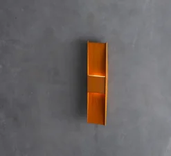 Applique ou plafonnier, Vector, rouille, LED, dim, 2700K, L12,5cm, H58cm - A-N-D