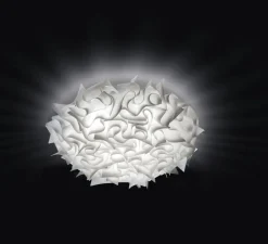 Applique ou plafonnier, Veli Medium, blanc, L55cm, H23cm - Slamp