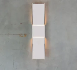 Applique ou plafonnier, Vector, acier poli LED, dim, 2700K, L12,5cm, H58cm - A-N-D