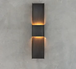 Applique ou plafonnier, Vector, noir, LED, dim, 2700K, L12,5cm, H58cm - A-N-D