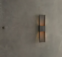 Applique ou plafonnier, Vector, noir, LED, dim, 2700K, L12,5cm, H58cm - A-N-D