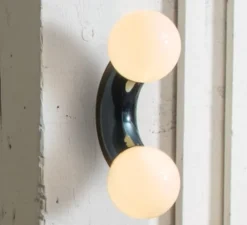 Applique ou plafonnier, Vine celling wall, Midnight chrome, LED, 3000K, lm, L15cm, H42cm - A-N-D