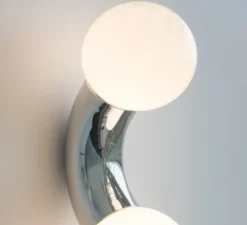 Applique ou plafonnier, Vine celling wall, chrome, LED, 3000K, lm, L15cm, H42cm - A-N-D